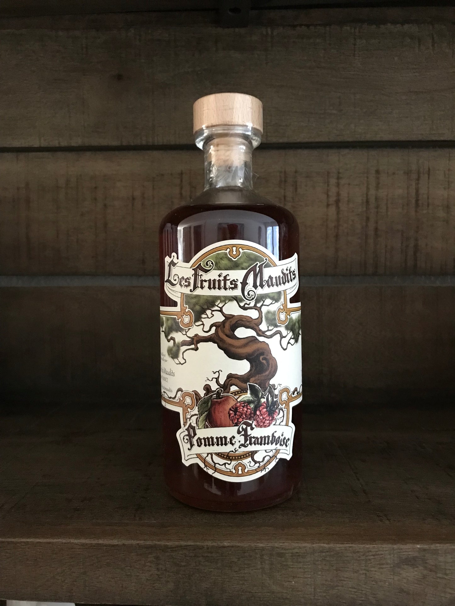 Liqueur Pomme et Framboise - Il Cantiniere Goloso